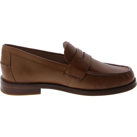 Cole Haan Womens Brown Leather Flat Slip On Loafers Shoes NWT - Picture 3 of 3